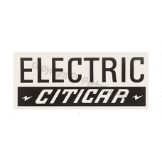 Electric CitiCar Decal